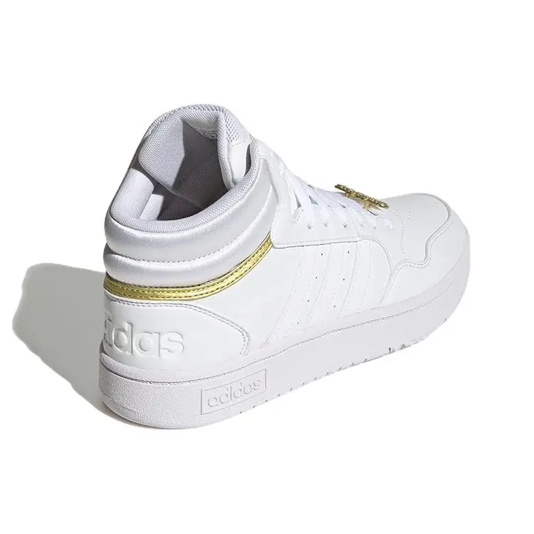 Кроссовки Adidas Hoops 3.0 белый/золотой GY4752 Реальное фото Кроссовки Adidas Hoops 3.0 белый/золотой GY4752 от магазина Спортев