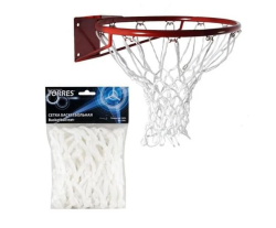 Сетка баскетбольная Torres ПЭ 6 мм Длина 0,55 м Вес 100 гр белая SS110105
