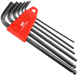 Шестигранник YC-613 Bike Hand 2/2,5/3/4/5/6 мм в клипсе 230041