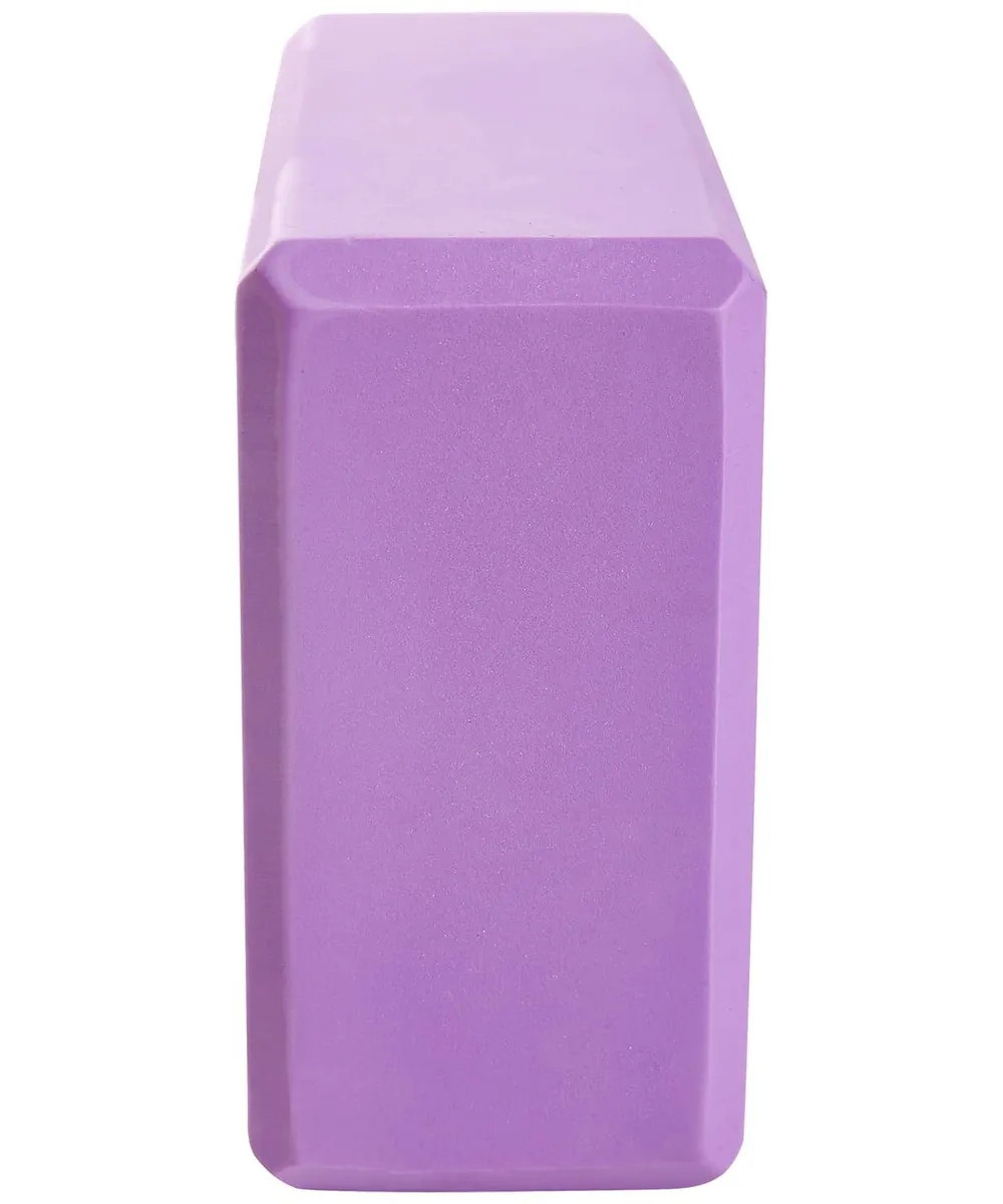 Реальное фото Блок для йоги StarFit YB-200 EVA 22.5х8х15 см фиолетовый пастель 18927 от магазина СпортЕВ