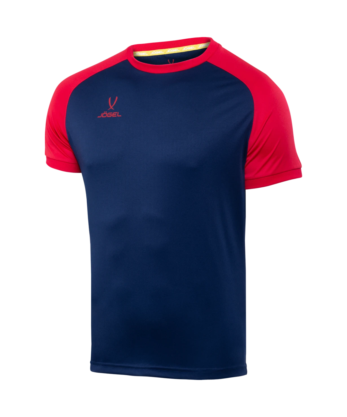 Реальное фото Футболка игровая Jogel Camp Reglan Jersey темно-синий/красный №19 от магазина Спортев