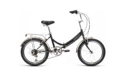 Велосипед Forward Arsenal 20 2.0 скл (6ск) (2022) черный/зеленый