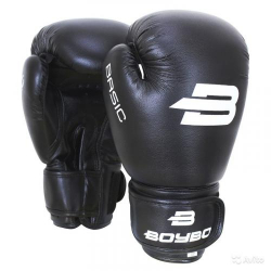 Перчатки боксерские BoyBo Basic черные BBG100