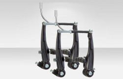 Тормоз V-brake (ободной) BLF-A8 102 мм алюм. чёрный, компл. на 2 колеса 510157