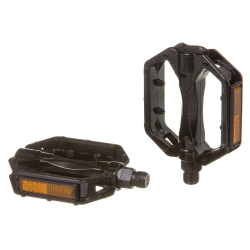 Педали STG FP-925 алюминий, ось 9/16" платформа, черные Х95664/Х113108