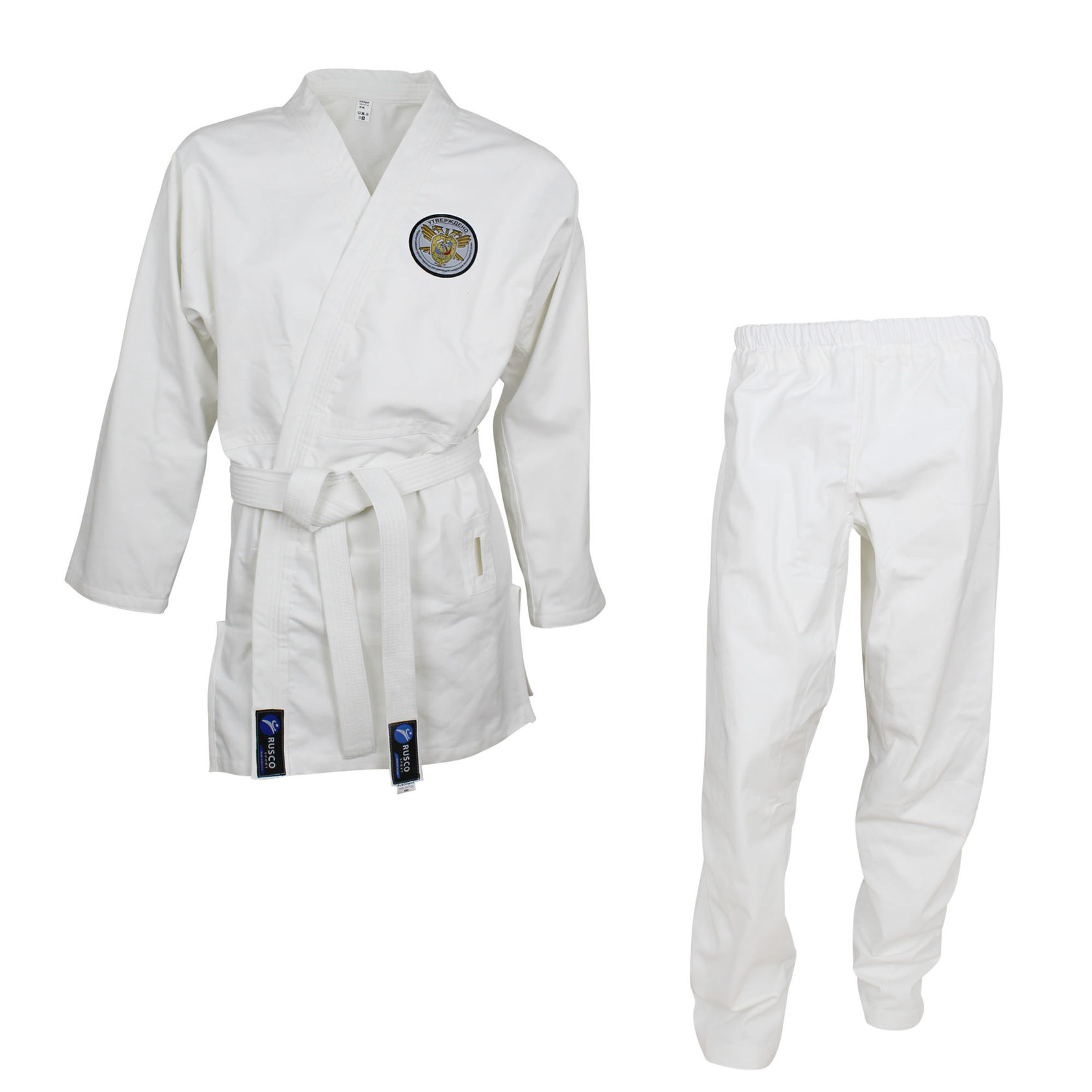 Реальное фото Кимоно рукопашный бой RUSCO SPORT Classic  0073 от магазина Спортев