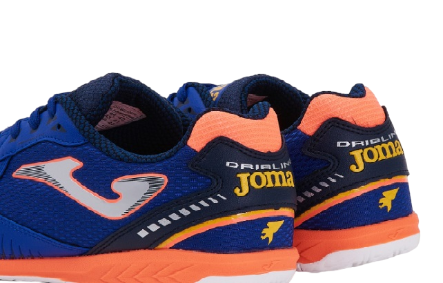 Бутсы Joma Dribling indoor 2023 синий/оранжевый DRIW2304IN Реальное фото Бутсы Joma Dribling indoor 2023 синий/оранжевый DRIW2304IN от магазина Спортев