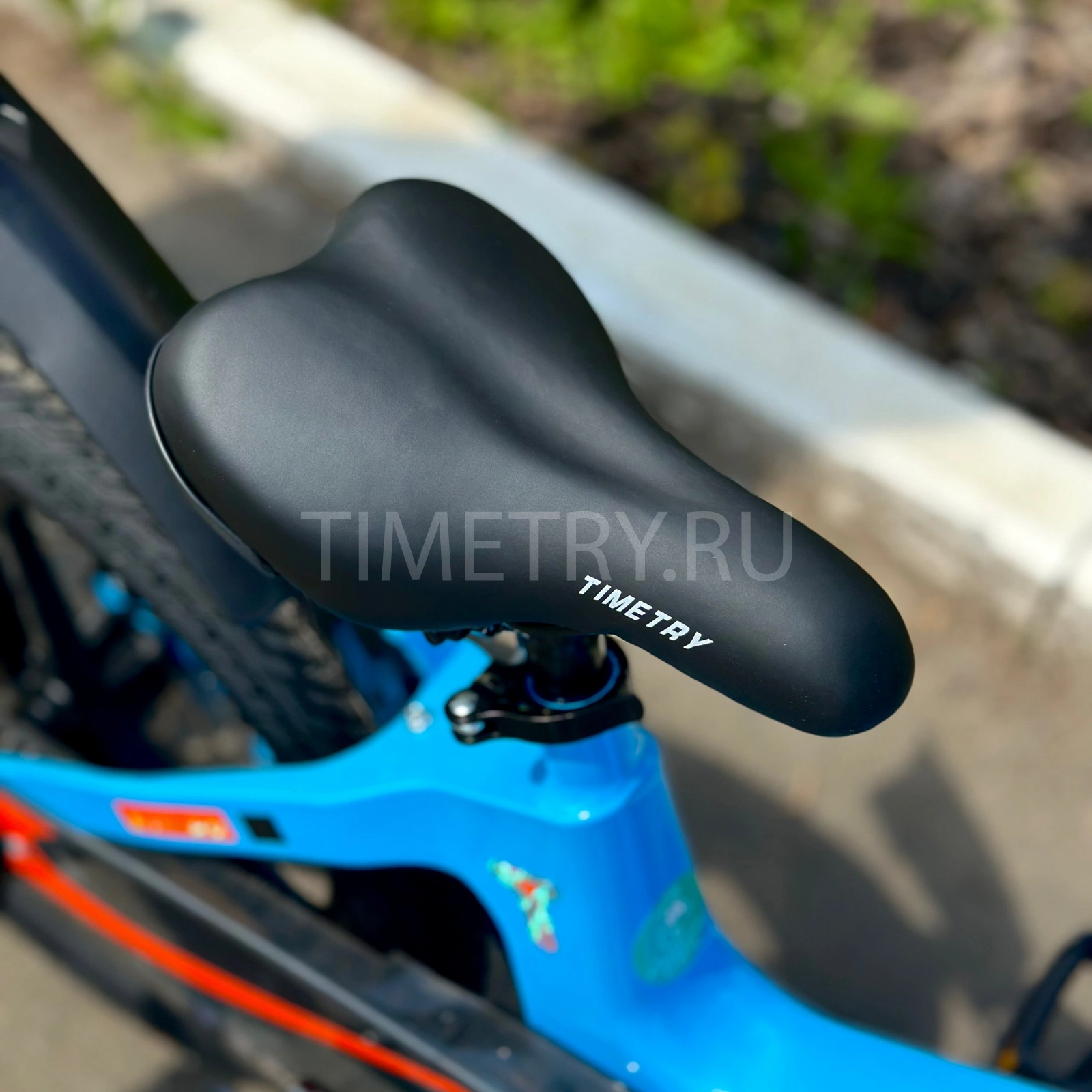 Реальное фото Велосипед Timetry TT5007 18" 1 скор. синий ЕВ26 от магазина Спортев