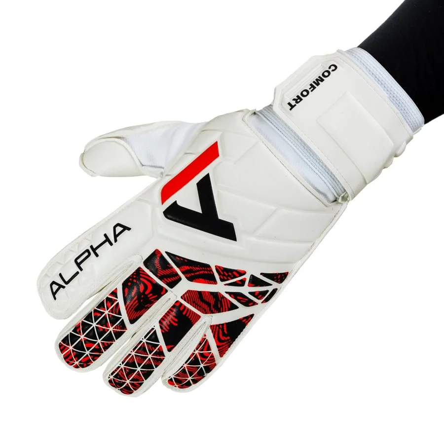 Реальное фото Перчатки вратарские AlphaKeepers PRO Roll Comfort LITE 144101 от магазина Спортев