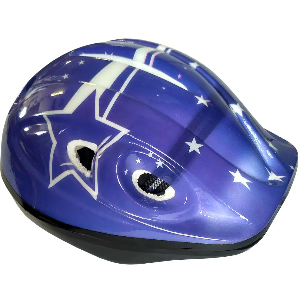 Реальное фото Шлем детский F11720-7 темно-синий от магазина СпортЕВ