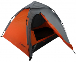 Палатка Outdoors Trek II 2-местная серо-оранжевая 63244