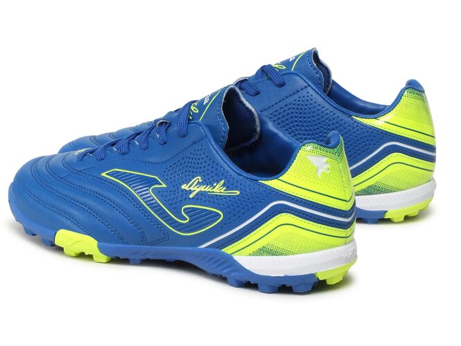 Бутсы Joma Aguila turf синий AGUS2204TF Реальное фото Бутсы Joma Aguila turf синий AGUS2204TF от магазина Спортев