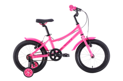 Велосипед Stark Foxy 16 Girl (2022) розовый/малиновый